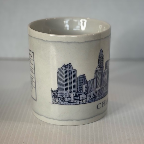 2008 Starbucks- Charlotte NC City Mug Architect design style 18oz -Ceramic Cup - Picture 4 of 9